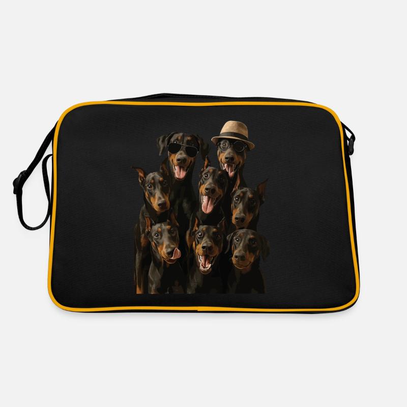 Dobermann Retro Tasche