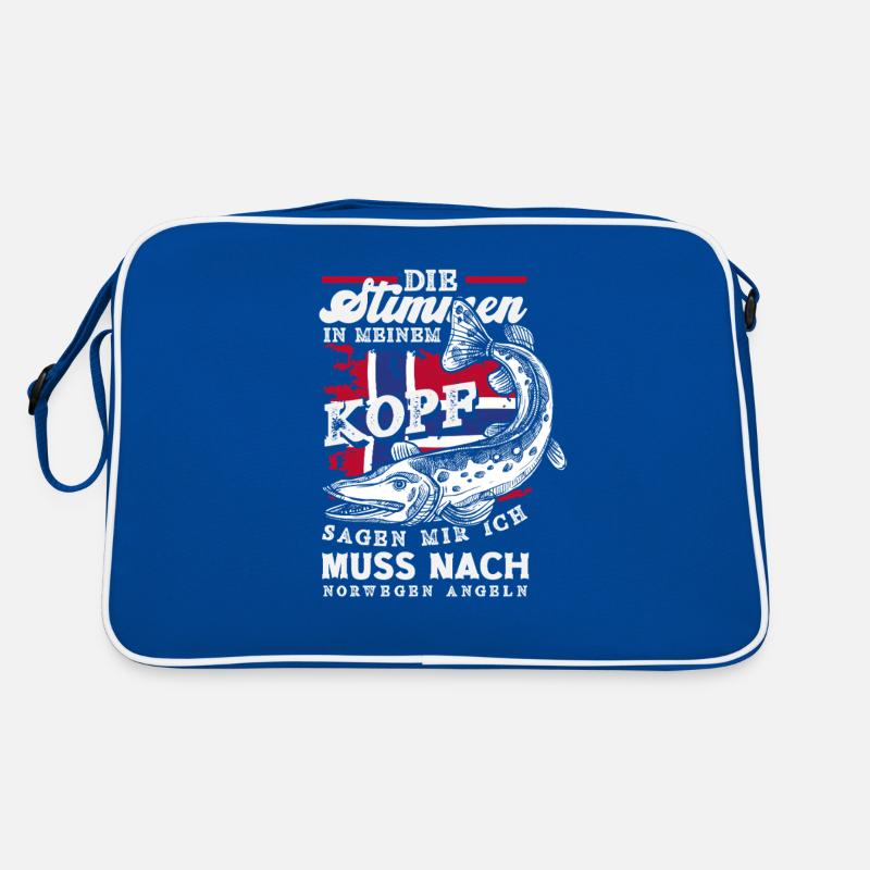 Norvège Pêche Dire Drôle Design Sac Retro