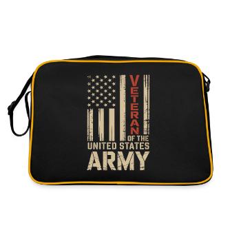 Journée des anciens combattants de l’armée des États-Unis - Sac Retro - noir/or - Dos