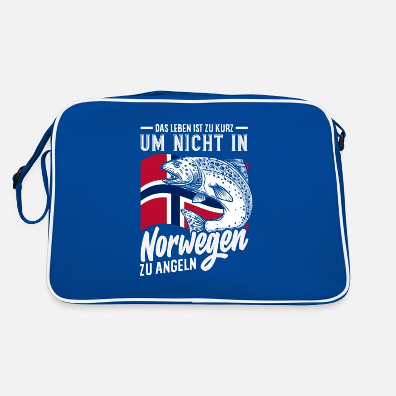 Norvège Pêche Dire Drôle Design Sac Retro