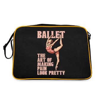 Ballet L’art de faire danser Sport Danseur de ballet - Sac Retro - noir/or - Dos