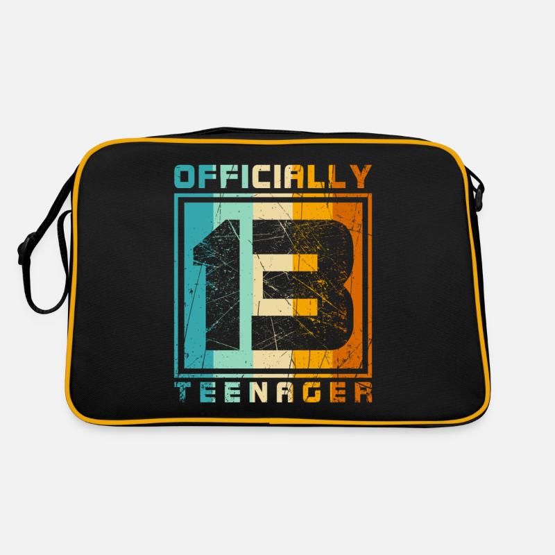 13. Geburtstag Junge Retro Tasche