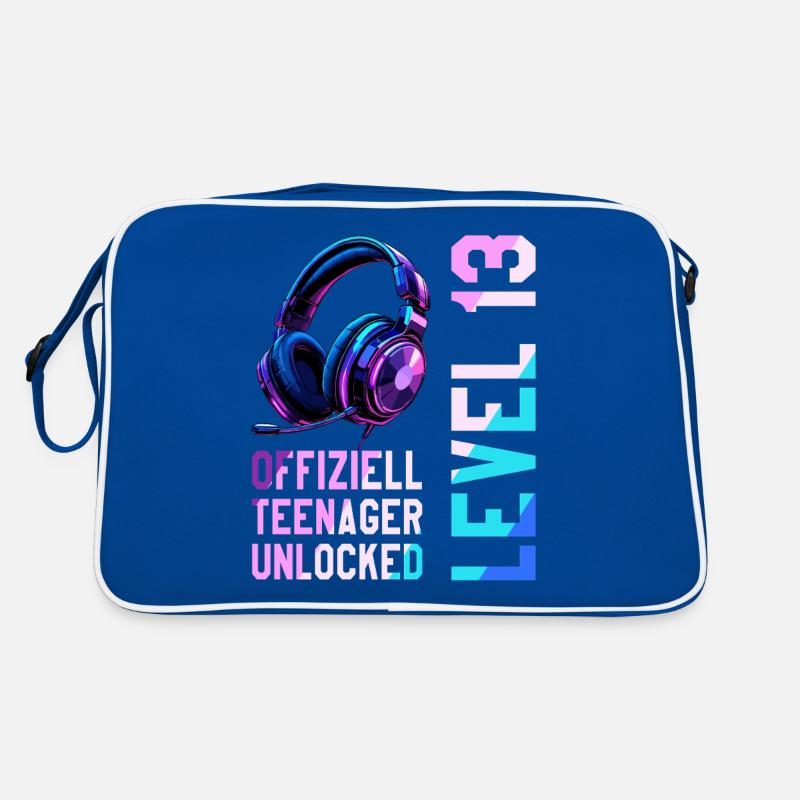 13. Geburtstag Junge Retro Tasche