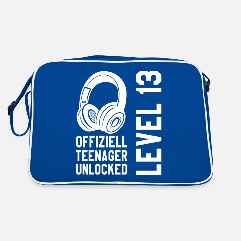 13. Geburtstag Junge Retro Tasche