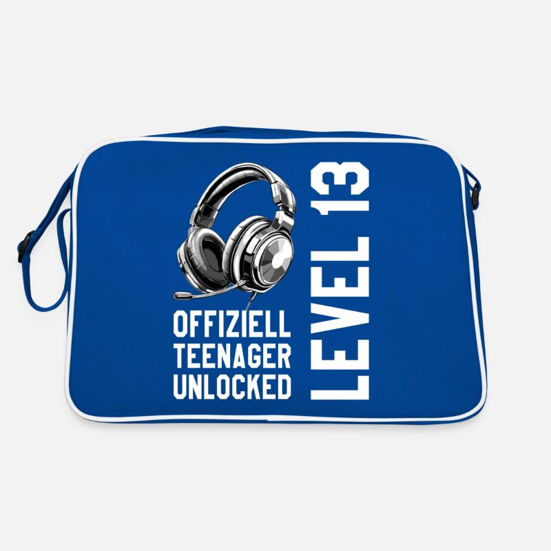 13. Geburtstag Junge Retro Tasche