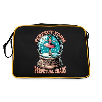 Ballet Perfect Form Perpetual Chaos Ballet Dance - Retro Tasche - Schwarz/Gold - Hinten
