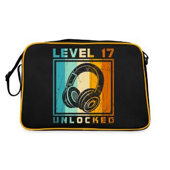 17th Birthday Boy - Retro Bag - black/gold - Back