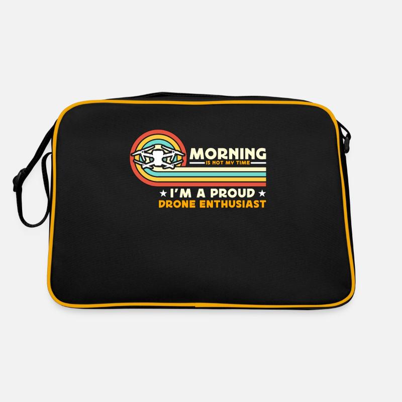 Passionné de drones Morning Is Not My Time Aviation Sac Retro