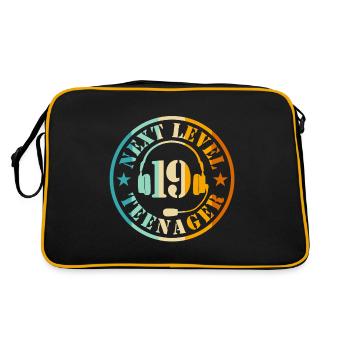 19th Birthday Boy - Retro Bag - black/gold - Back
