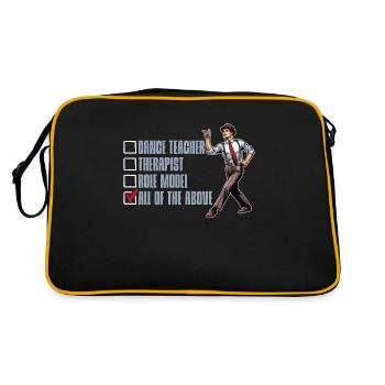 Professeur de danse Thérapeute Modèle Chorégraphe - Sac Retro - noir/or - Dos
