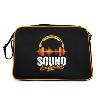 Sound Audio Engineer - Retro Bag - black/gold - Back