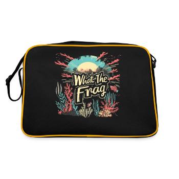 Aquarium Aquarist Coral Fragging - Retro Bag - black/gold - Back