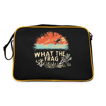 Aquarium Aquarist Coral Fragging - Retro Bag - black/gold - Back
