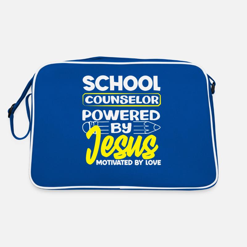 School Counselors Driven by Jesus Retro Bag