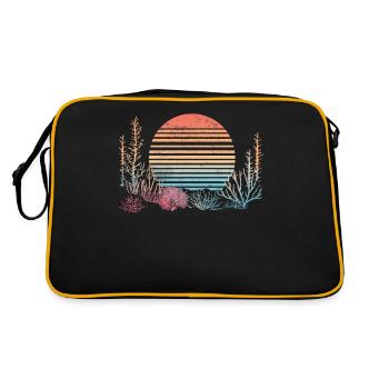 Aquarium Aquarist Coral Fragging - Retro Bag - black/gold - Back
