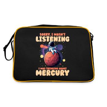 Mercury - Retro Bag - black/gold - Back