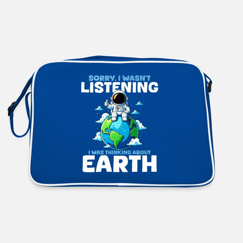 Erde Planet Retro Tasche