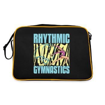 Acro Dance Rhythmic Gymnastics Acrobatic Dancing - Retro Bag - black/gold - Back
