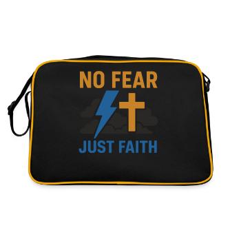 N’ayez pas peur, juste la foi baptisée - Sac Retro - noir/or - Dos