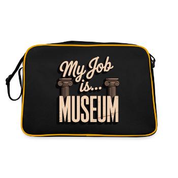 Musée - Sac Retro - noir/or - Dos