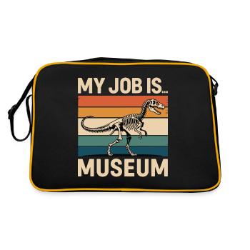 Musée - Sac Retro - noir/or - Dos