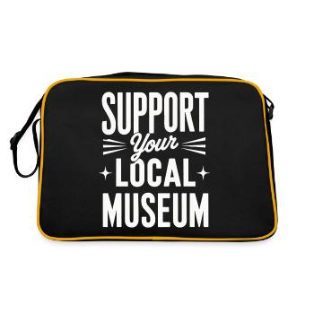 Musée - Sac Retro - noir/or - Dos