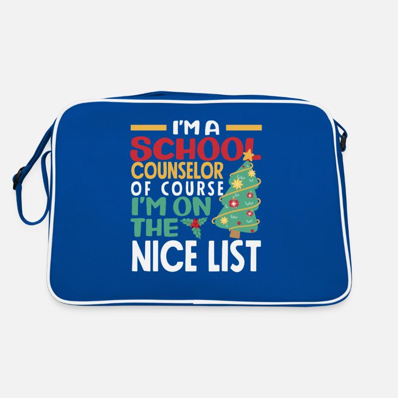 Schulberater Natürlich Auf Der Nette Liste Retro Tasche