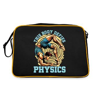 Acro Dance This Body Defies Physics Gymnastics - Retro Bag - black/gold - Back