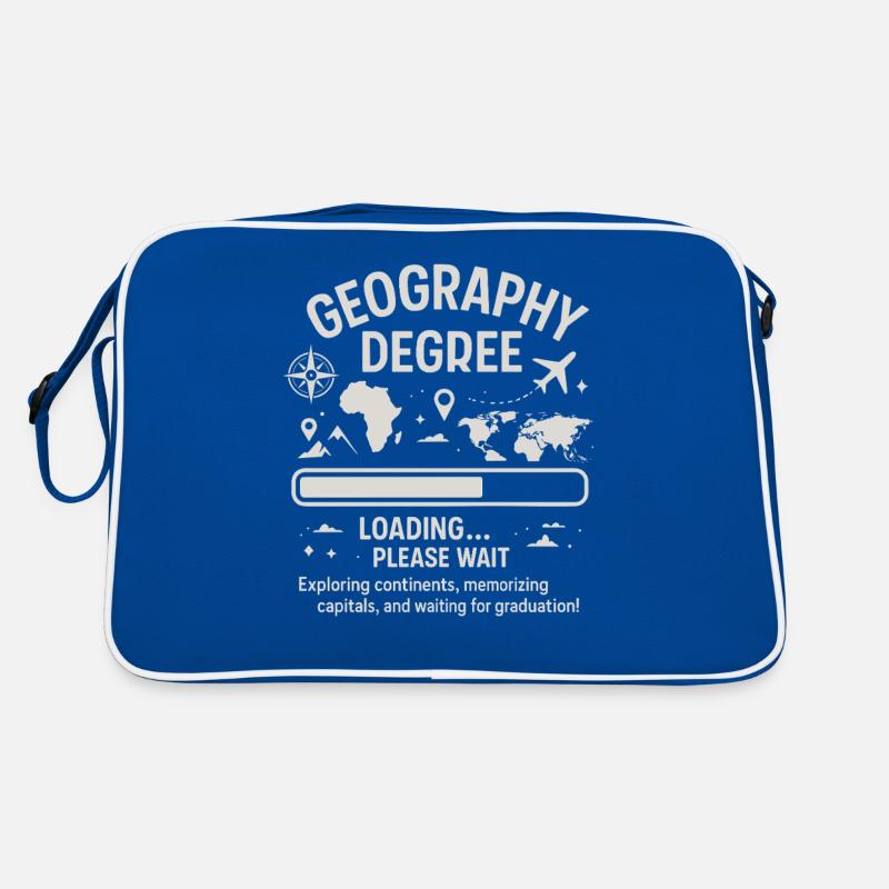 Geographie-Studium Laden Retro Tasche