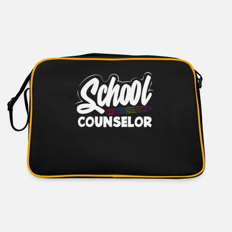 School Counsellor Inspiration Colourful Retro Bag