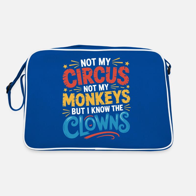 Pas mon cirque, pas mes singes Sac Retro