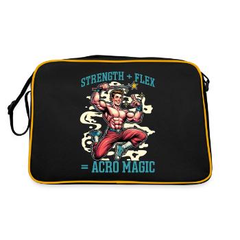 Acro Dance Strength Flex Acro Magic Gymnastics - Retro Bag - black/gold - Back