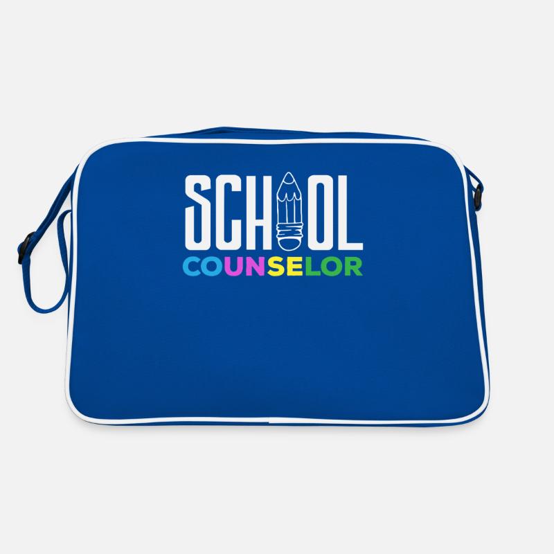 Conseiller d’école Conception de crayon de couleur Sac Retro