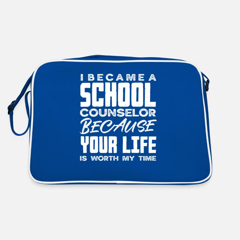 Schulberater Weil Dein Leben Es Wert Ist Retro Tasche