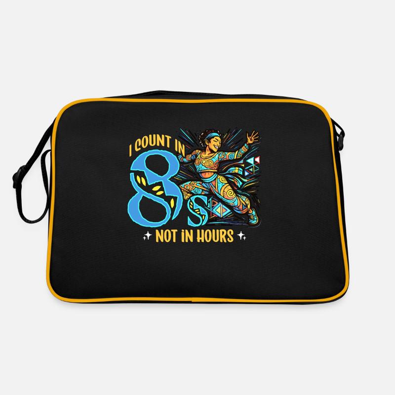 Dance Teacher I Count In 8s Dancing Instructor Retro Bag