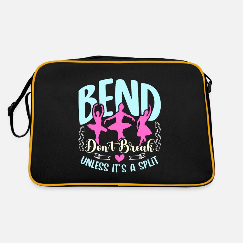 Dance Teacher Bend Don't Break Unless It's Dancing Retro Tasche