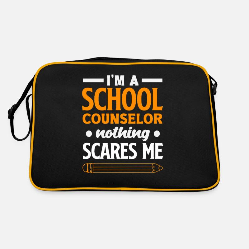 I'm a school counselor, nothing shocks me Retro Bag
