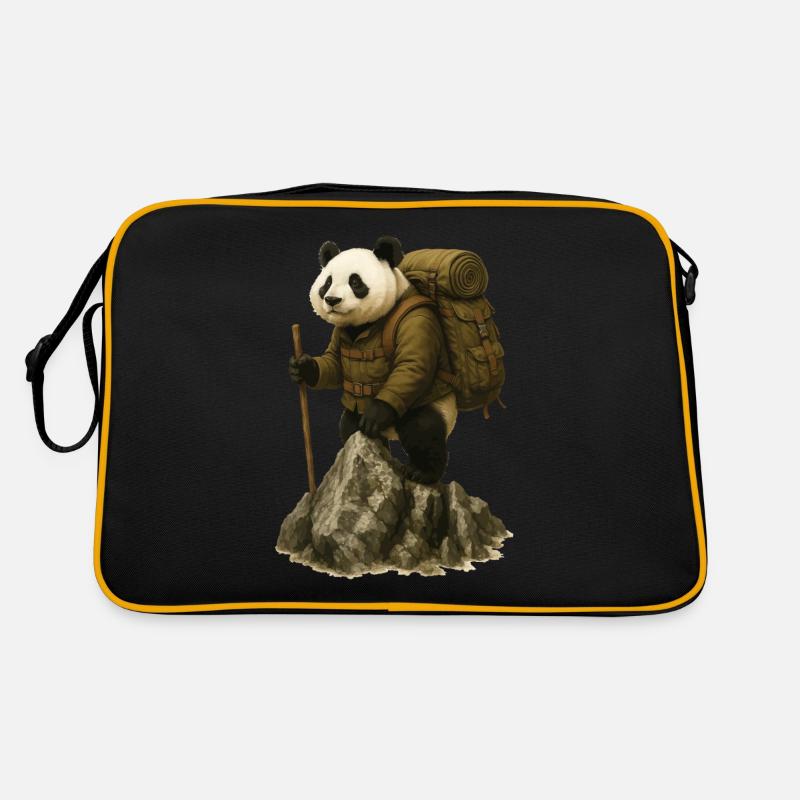 Panda Hiking Retro Bag