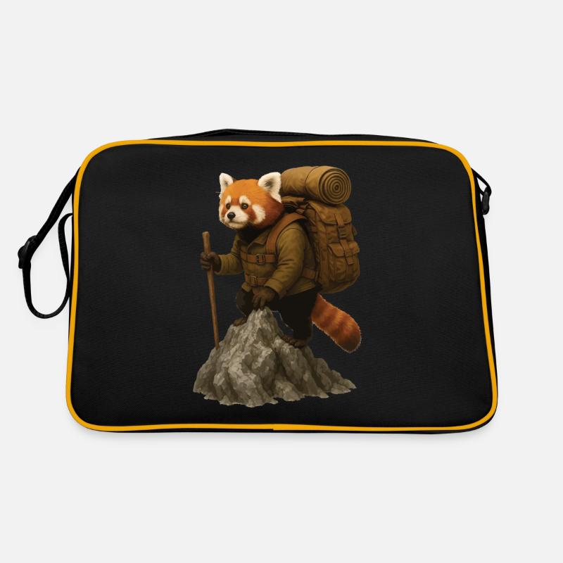 Red Panda Hiking Retro Bag