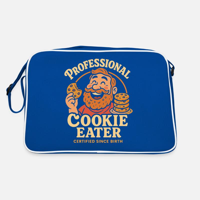 Professioneller Plätzchen-Esser Retro Tasche