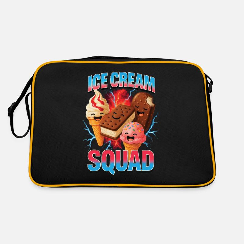 Crème glacée Crème glacée Sac Retro