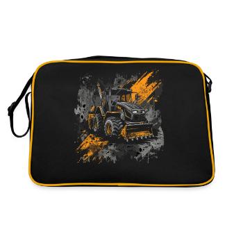 Amateurs de chargeuses compactes - Sac Retro - noir/or - Dos