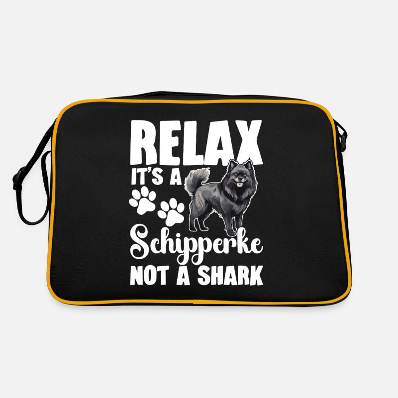 Détendez-vous, c’est un Schipperke, pas un requin Sac Retro