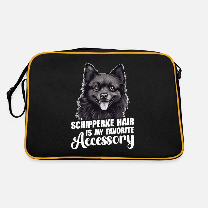 Schipperke Hair is my favorite accessory Retro Bag