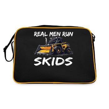 Amateurs de chargeuses compactes - Sac Retro - noir/or - Dos