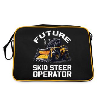 Amateurs de chargeuses compactes - Sac Retro - noir/or - Dos
