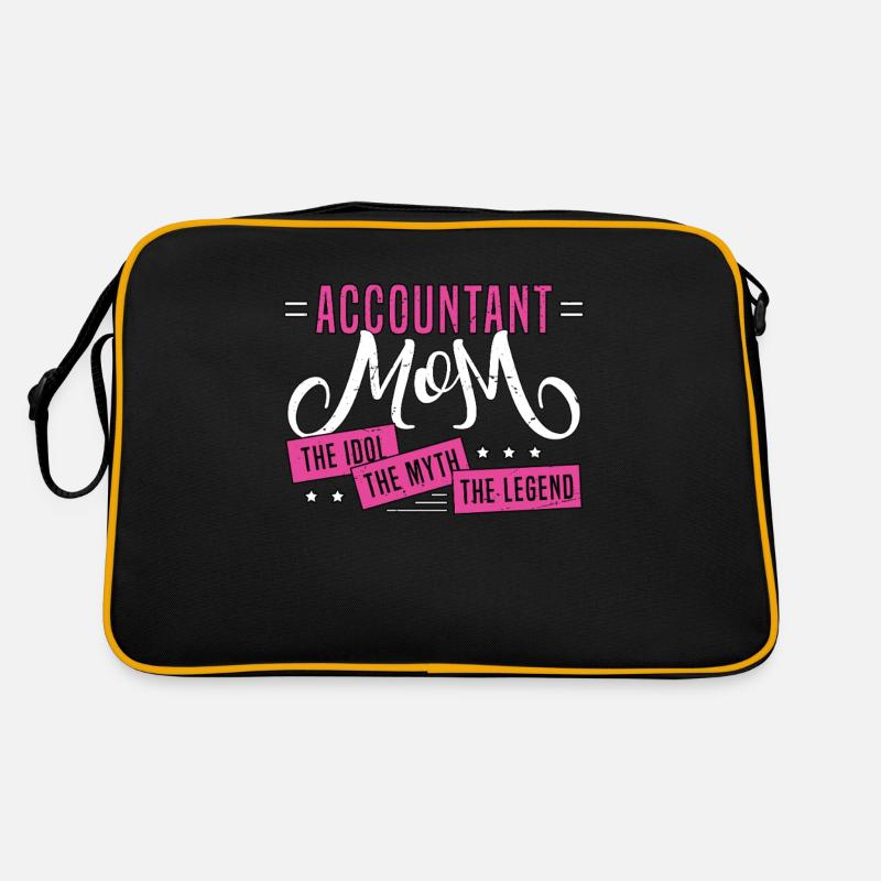Accountant Mom The Idol The Myth Data Analysis Retro Tasche