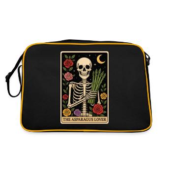 Tarot aux asperges - Sac Retro - noir/or - Dos
