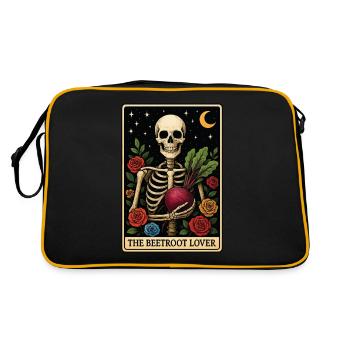 Beetroot Tarot - Retro Bag - black/gold - Back