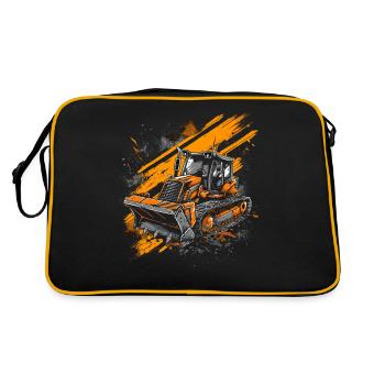 Amateurs de chargeuses compactes - Sac Retro - noir/or - Dos